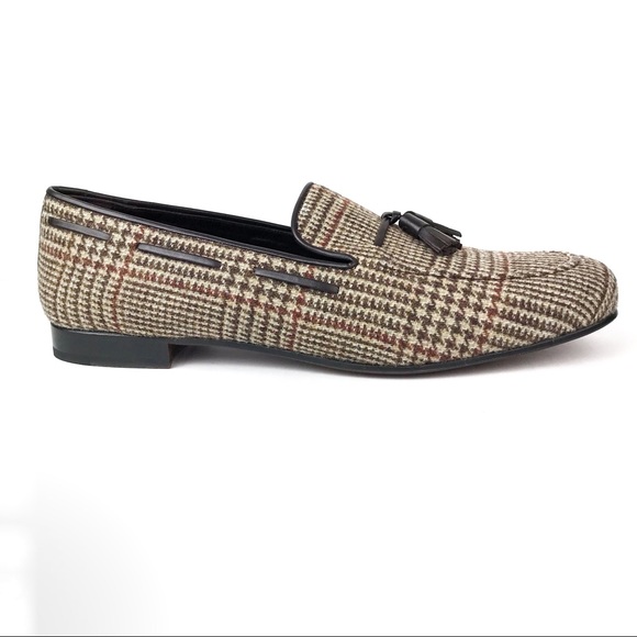 NWT KFG Tweed Tassel Loafers - Picture 2 of 15